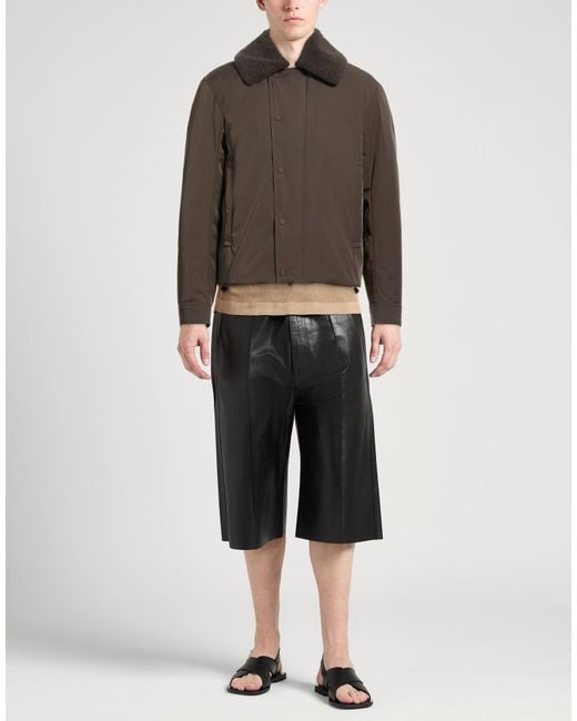 Emporio Armani Brown Puffer for men