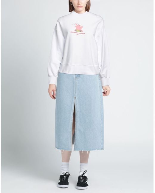 Gcds White Sweatshirt