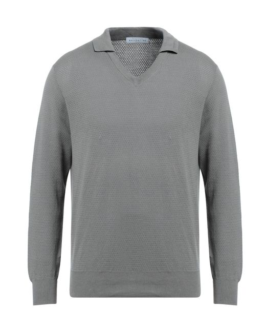 Ballantyne Gray Sweater Cotton for men