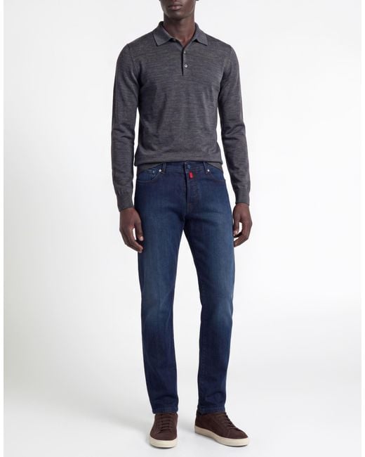 Kiton Blue Jeans Cotton, Elastane for men
