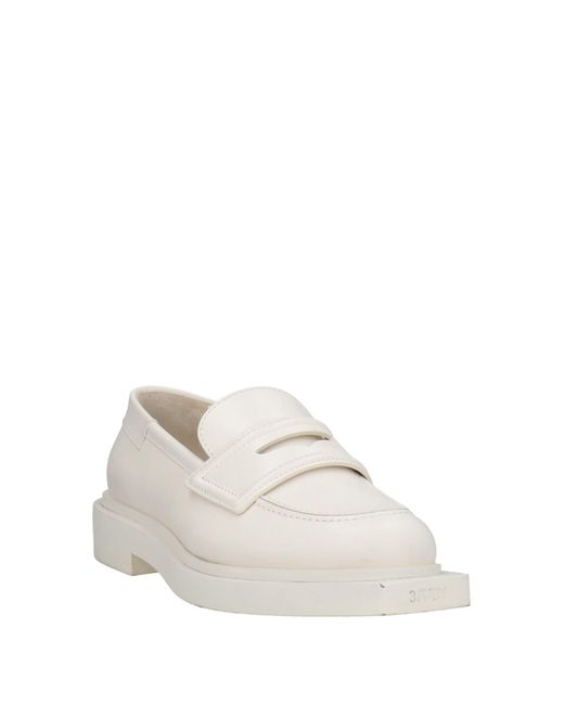 3Juin White Loafers