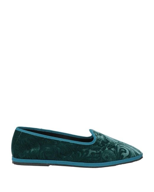 Miez Green Loafers