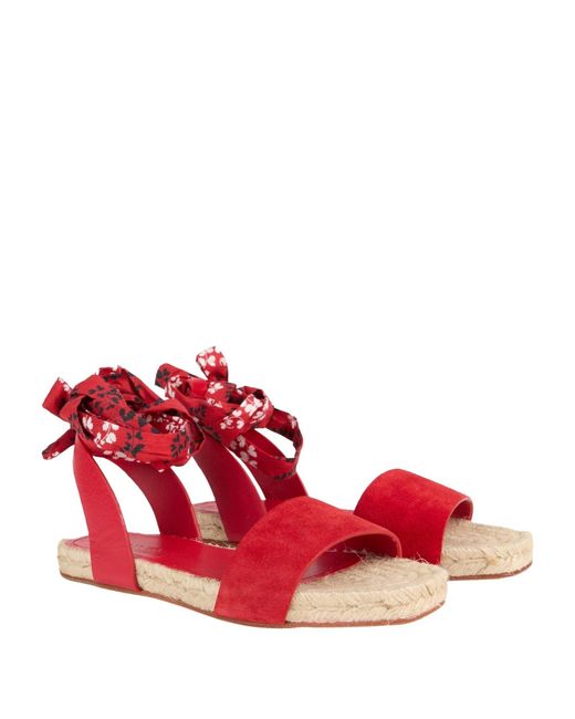 Lanvin Red Espadrilles