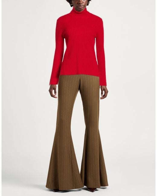 Kangra Red Turtleneck Cashmere, Wool