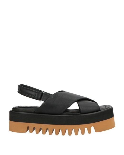 Paloma Barceló Women's Black Sandals Calfskin