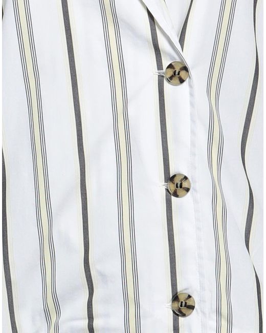 Ganni White Midi Dress