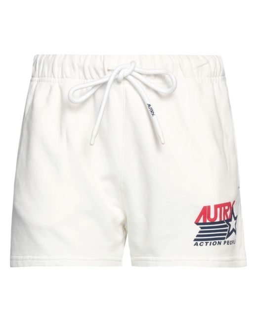 Autry White Shorts & Bermuda Shorts