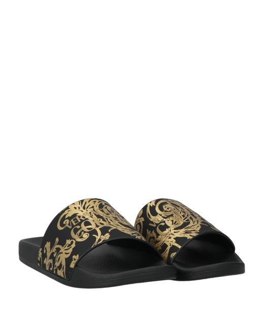 Versace Jeans Couture Black Sandals