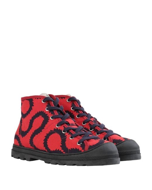 Vivienne Westwood Red Simian Boot Ankle Boots Cotton