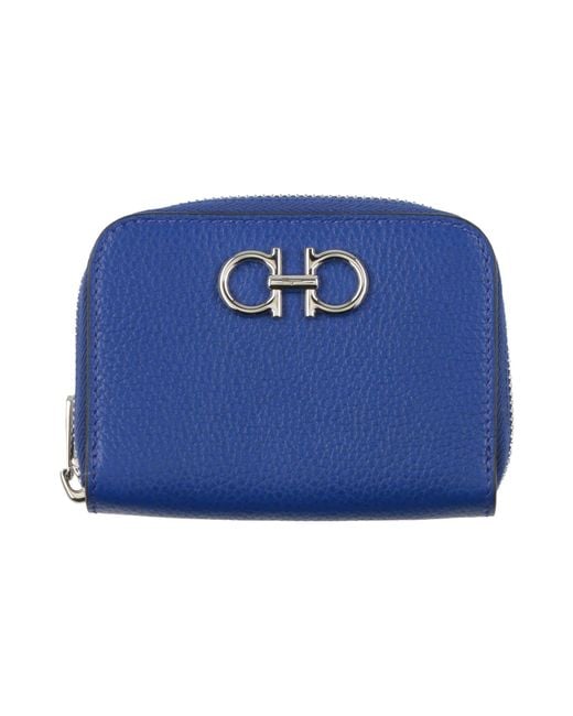 Ferragamo Blue Brieftasche