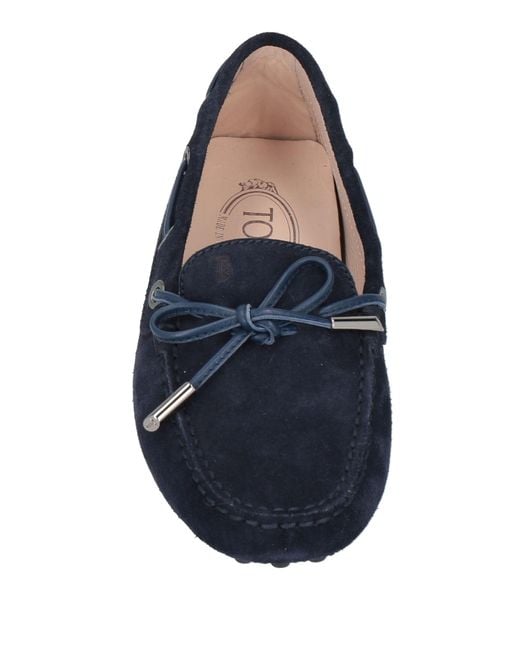 Tod's Blue Loafers