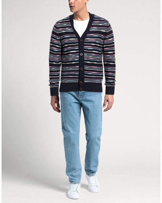 M.Q.J. Blue Midnight Cardigan Cotton for men