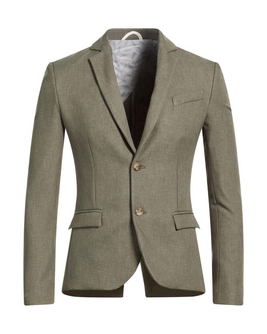 Imperial Green Military Blazer Polyester for men