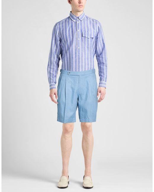 Incotex Blue Shorts & Bermuda Shorts for men