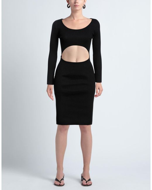 ViCOLO Black Midi Dress