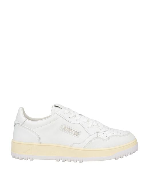 Autry White Sneakers Leather for men