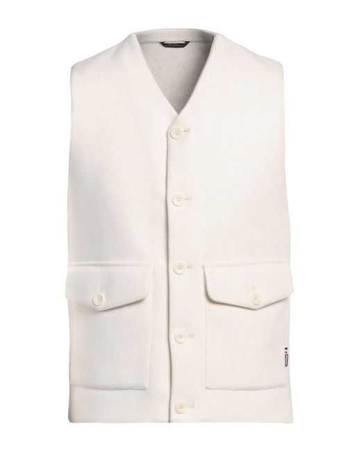 Daniele Alessandrini White Waistcoat for men