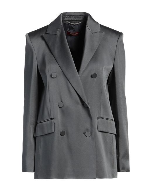 Max Mara Black Blazer Acetate, Viscose