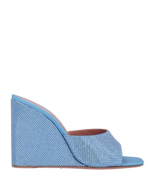 AMINA MUADDI Blue Sandals