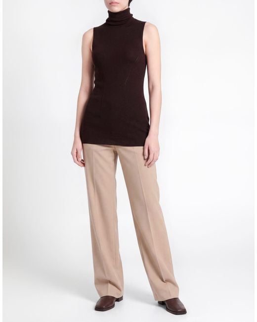 Gentry Portofino Black Dark Turtleneck Virgin Wool, Silk