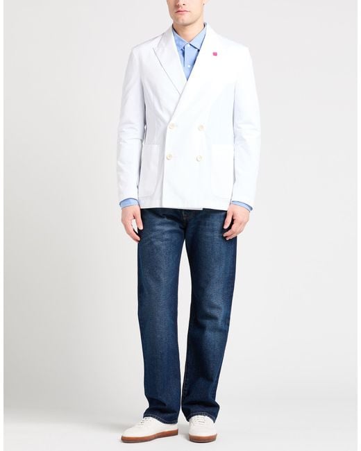 Lardini White Blazers for men