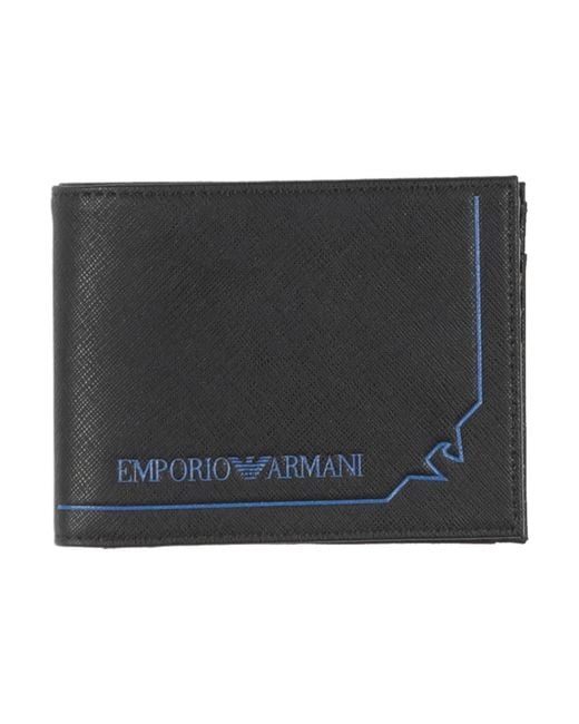 Emporio Armani Black Wallet for men