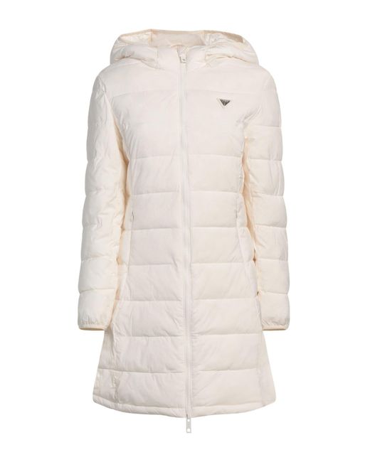 Guess White Puffer