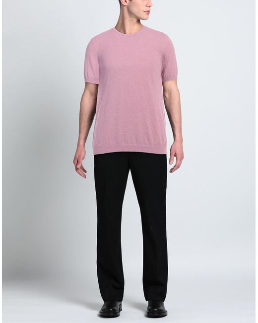 Roberto Collina Pink Jumper for men