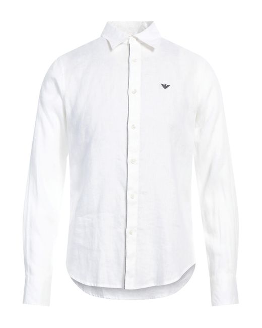 Camisa Emporio Armani de hombre de color White