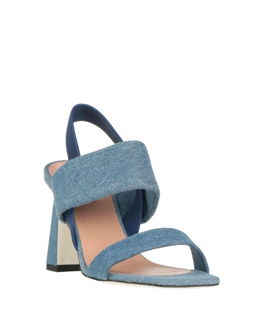 Pollini Blue Sandals