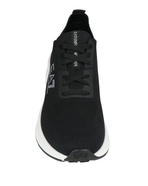 EA7 Black Sneakers for men