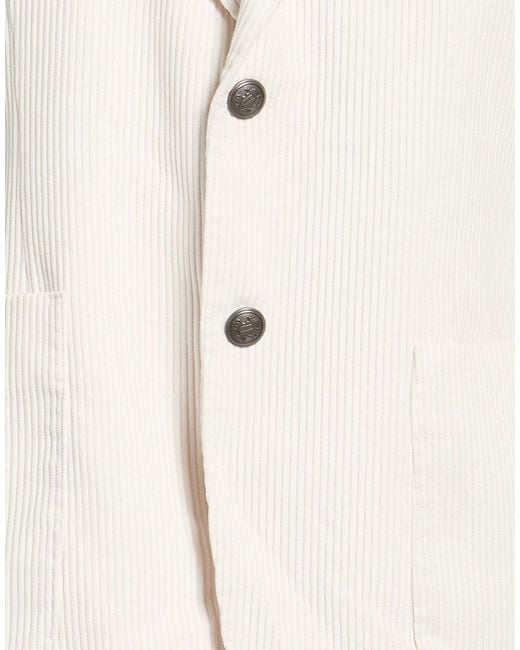 Bob Natural Blazer Polyester, Nylon, Elastane for men