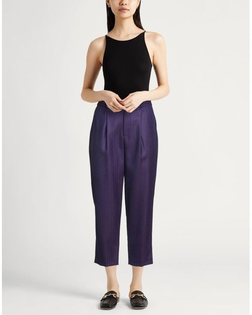 PT Torino Blue Pants Virgin Wool