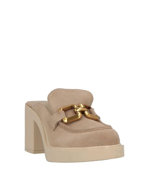 Tosca Blu Natural Mules & Clogs Leather