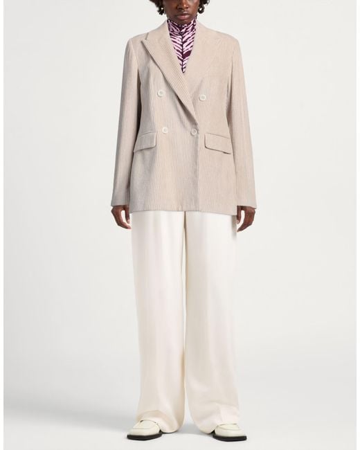 Eleventy Natural Blazer Cotton