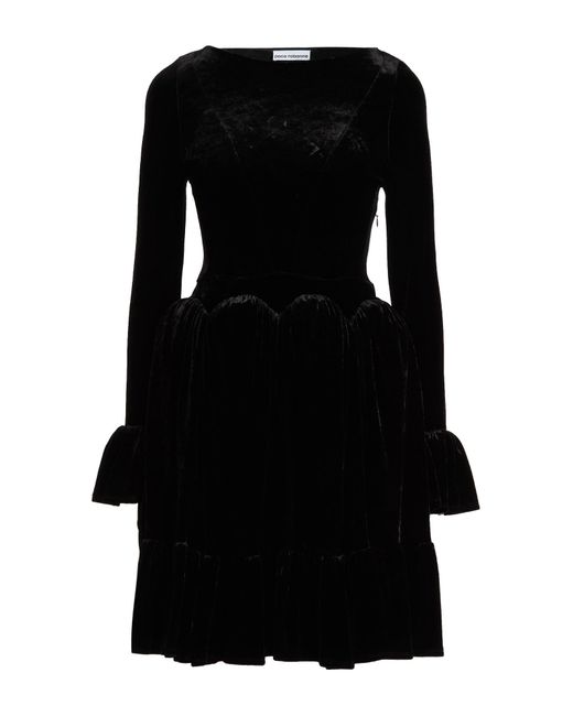 Rabanne Black Mini Dress Viscose, Polyamide, Elastane