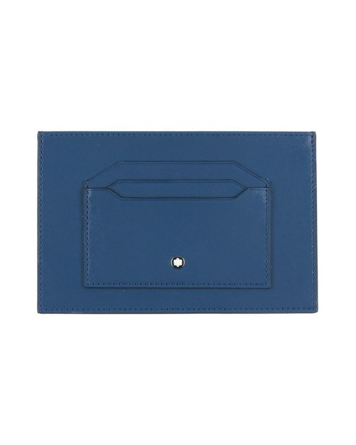 Montblanc Blue Cardholder Leather