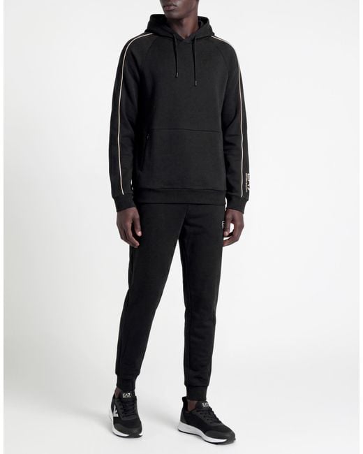 EA7 Blue Sweatshirt Cotton for men