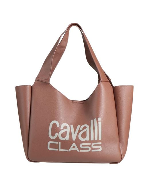 Roberto Cavalli Brown Handbags