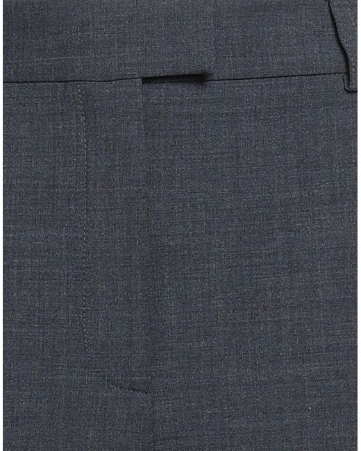 Paul & Joe Blue Charcoal Pants Wool, Elastane