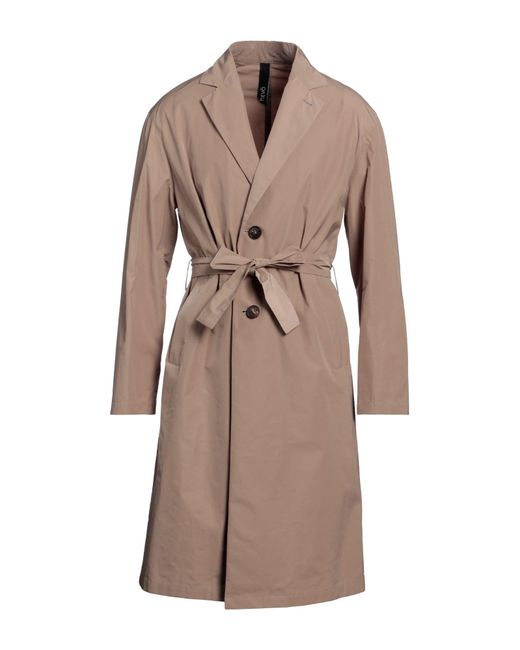 Hevò Brown Overcoat & Trench Coat for men