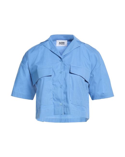 Alpha Studio Blue Shirt