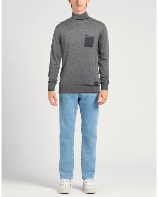 Roberto Cavalli Gray Turtlenecks for men