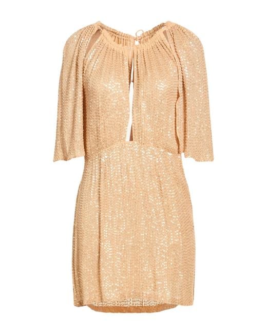 Antik Batik Natural Camel Mini Dress Viscose