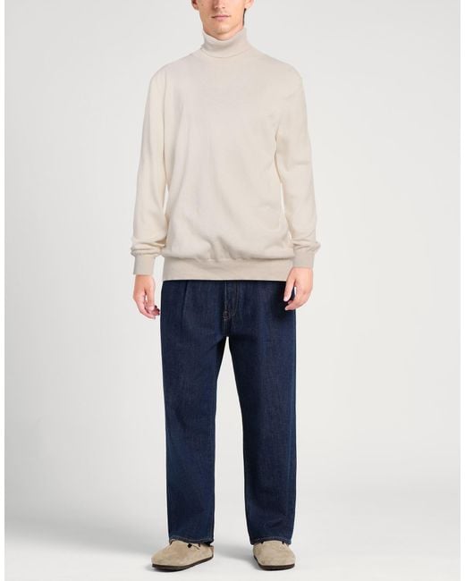Dondup White Turtleneck for men
