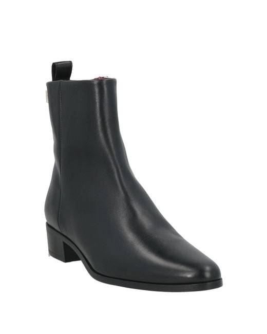Tommy Hilfiger Black Ankle Boots