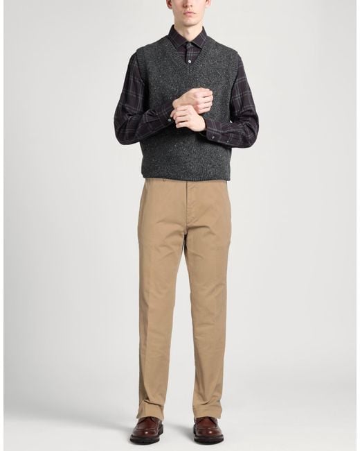 Incotex Natural By Slowear Sand Pants Cotton, Elastane for men