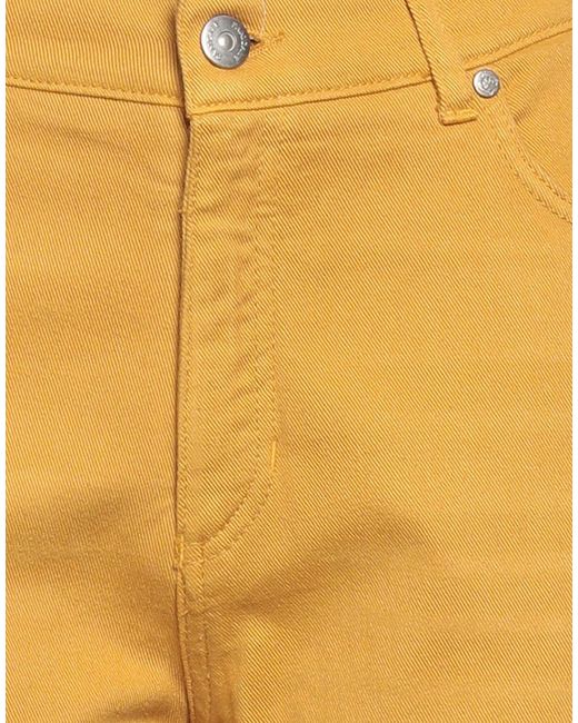 Panicale Yellow Marigold Pants Cotton, Elastane