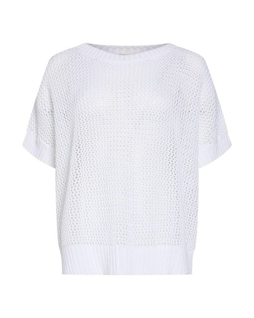 FILIPPO DE LAURENTIIS White Sweater Cotton