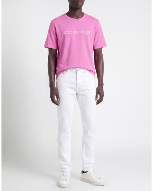 Jacob Cohen Pink T-Shirt for men
